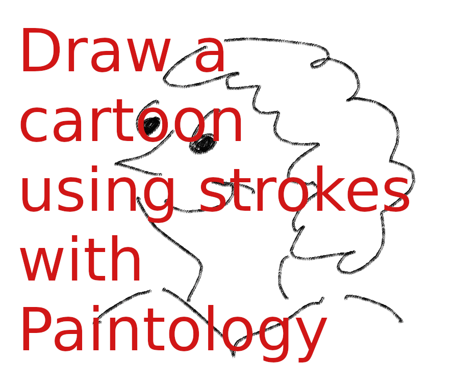 Draw a female cartoon face - Easy tutorial using Paintology Strokes -  Paintology | Drawing App | Paint by Numbers
