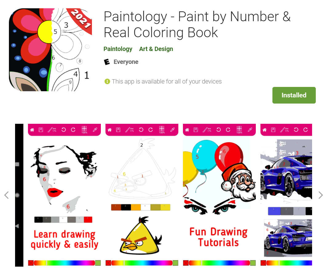 paint by number - paintology link