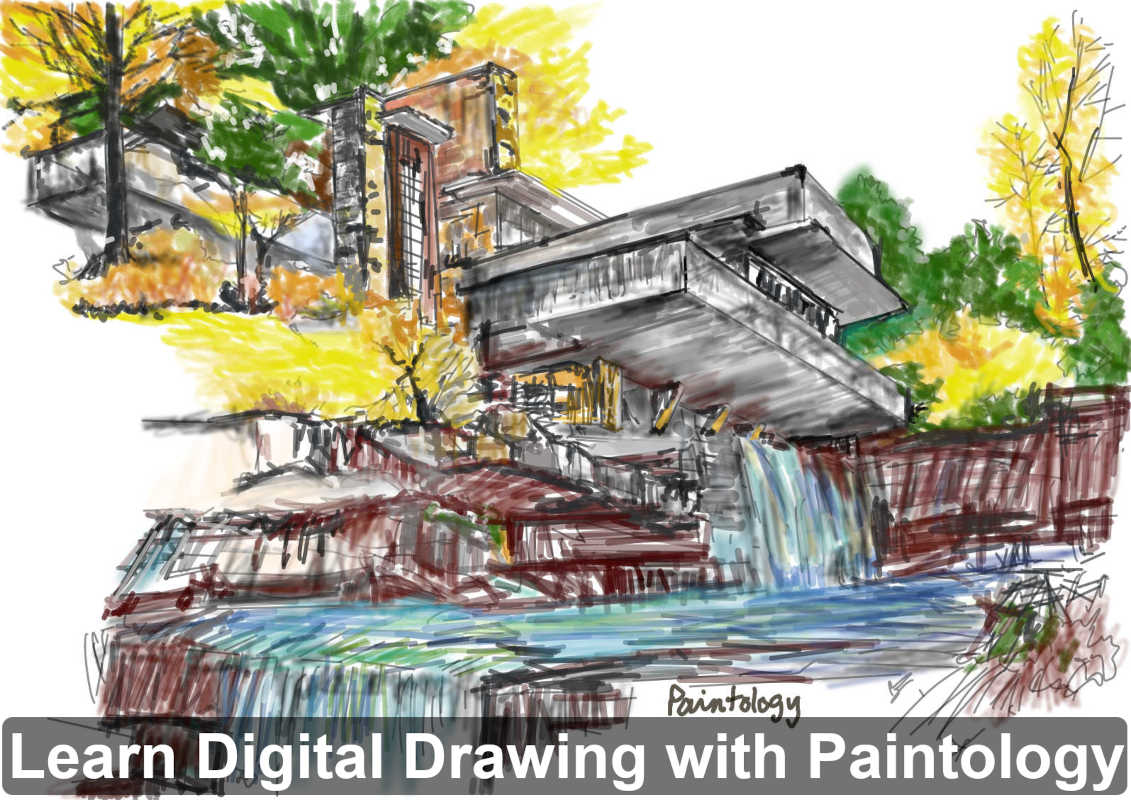 My project for course: Architectural Sketching with Watercolor and Ink |  Domestika
