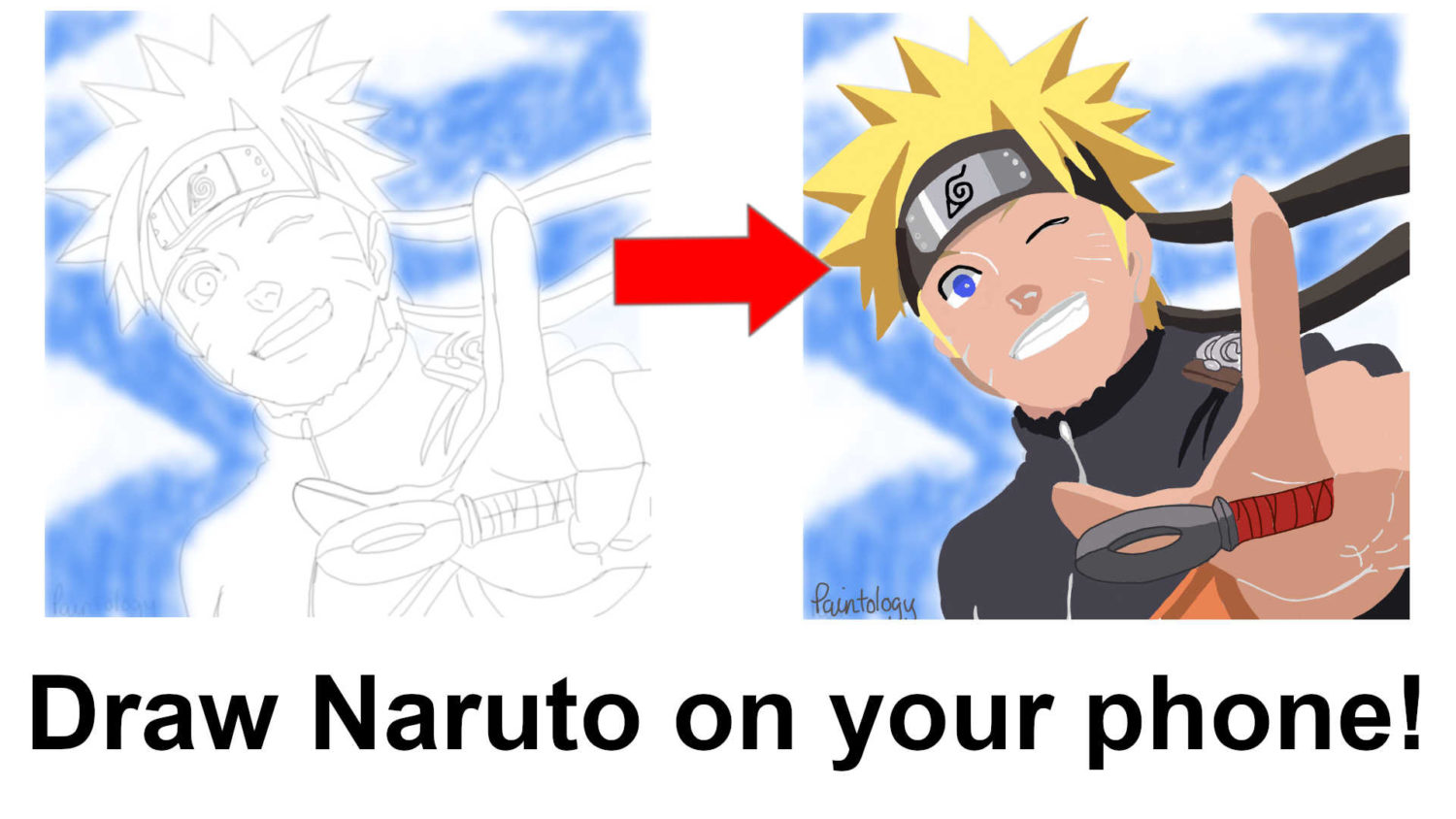 Naruto Drawing Tutorial  How to draw Naruto step by step